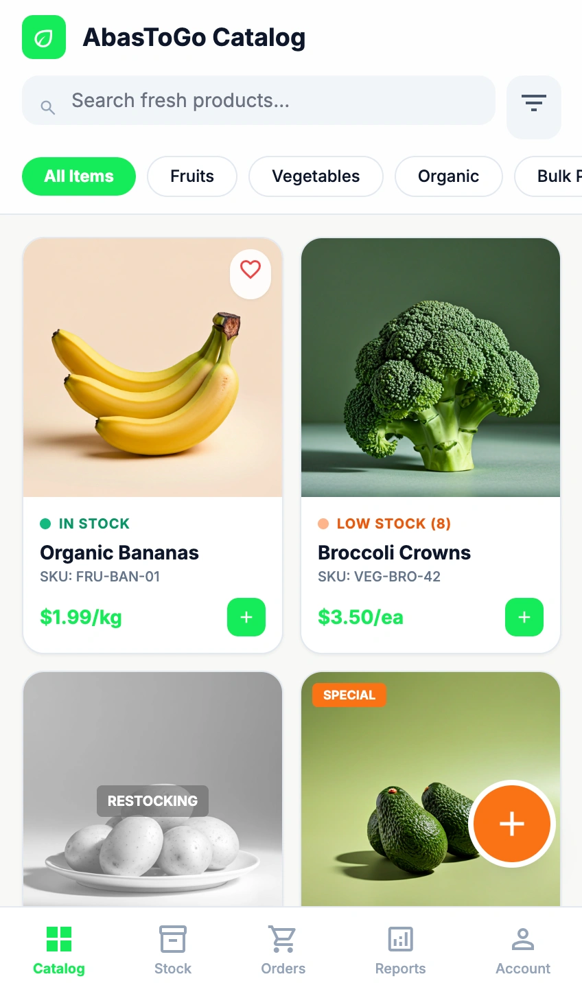 Abast2go - Pedidos B2B para Comercios