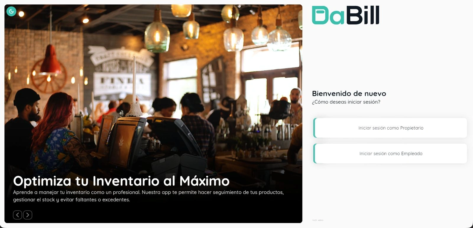 DaBill - Administración Cloud y Backoffice